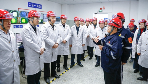 全省危化品企业安全设计诊断复核现场会代表参观宜化太平洋热电公司(图5)