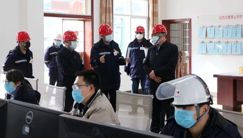 袁卫东、王大真到股份公司检查督导疫情防控及安全生产工作(图2)
