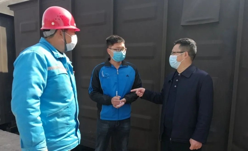 王大真到楚星公司检查疫情防控及安全生产工作(图3)