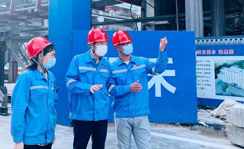 吴正新到TMP、TPO项目及松滋肥业新项目现场检查指导工作(图2)