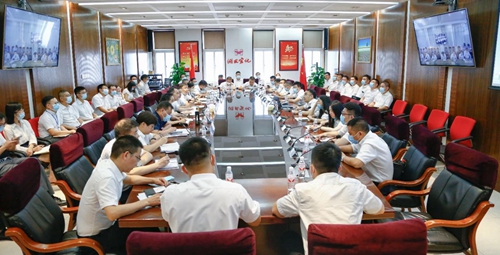 集团营销系统召开2020年半年工作总结大会(图1)