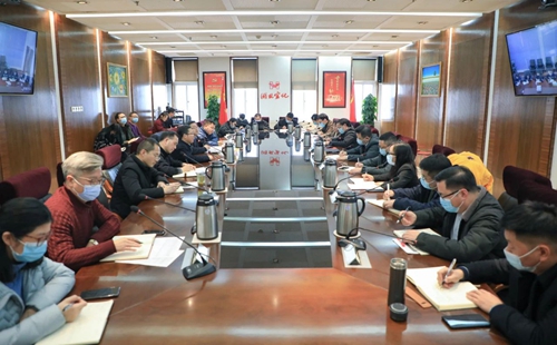 集团党委（公司）办公室系统召开年度总结会议，王大真出席并讲话(图1)