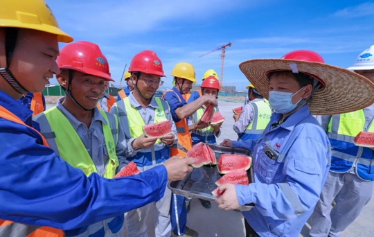 王大真看望慰问田家河项目建设一线干部职工(图4)