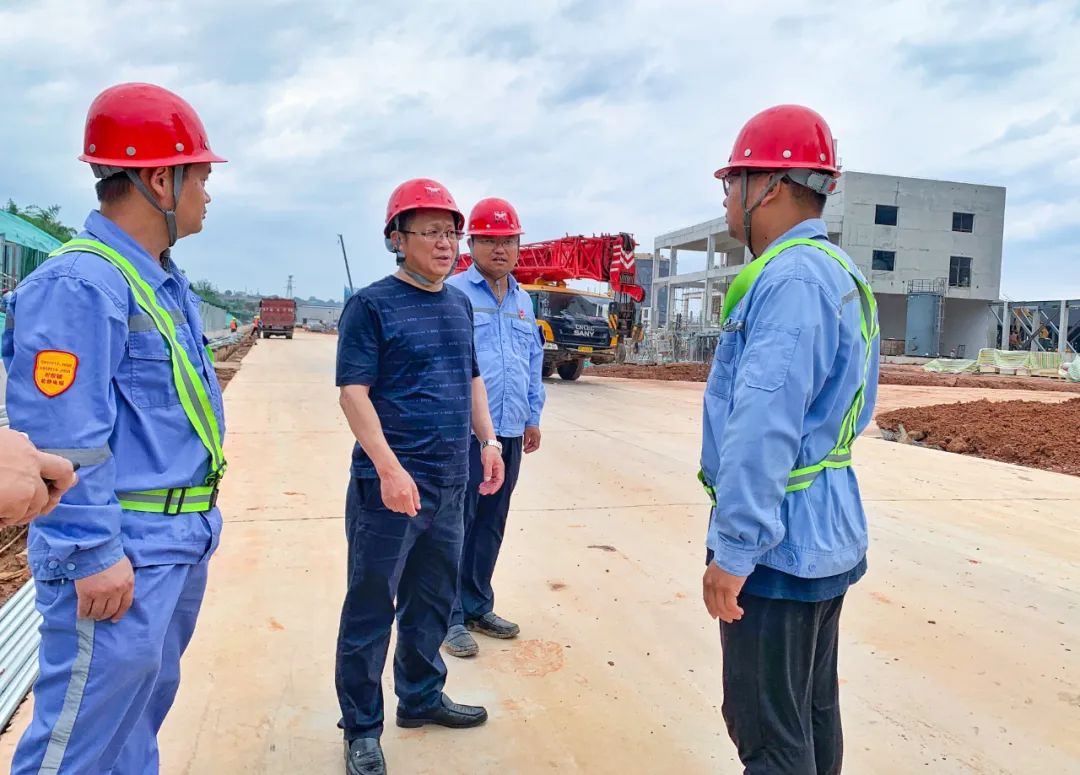 王大真不打招呼到田家河氨醇项目和股份公司猇亭园区现场检查工作，并走访慰问干部职工