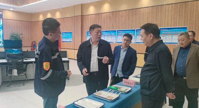 宜昌市国资委党委书记、主任黄智华到降解新材料公司调研指导工作(图1)