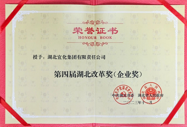 宜化集团获评第四届湖北改革奖（企业奖）(图2)