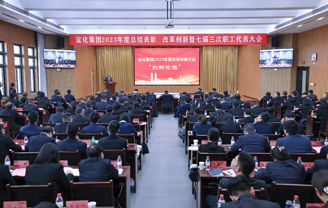 王大真总结讲话 宜化集团2023年度总结表彰、改革创新暨七届三次职工代表大会胜利闭幕(图3)