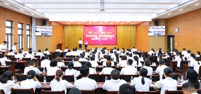庆七一亮品牌强堡垒建新功！集团举行第一届党建品牌创建成果展示比赛(图1)