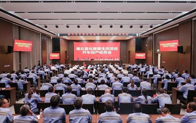 宜化集团召开楚星生态项目开车投产动员会(图1)