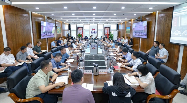 集团党委传达学习习近平总书记重要讲话精神 研究推进学习教育查摆问题整改整治工作(图1)