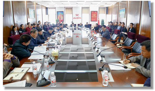 宜昌市委副书记袁卫东到宜化集团现场办公