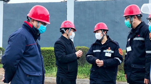 王大真到股份公司检查工作