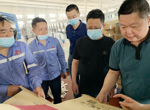 王大真一行到新疆宜化调研指导