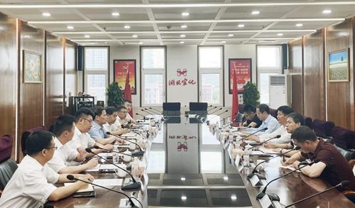 河北省农业生产资料集团有限公司李平现一行到访宜化集团