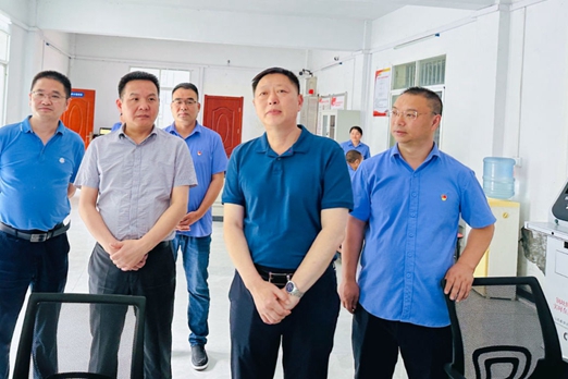 宜昌市国资委党委书记、主任黄智华一行到矿业公司现场调研