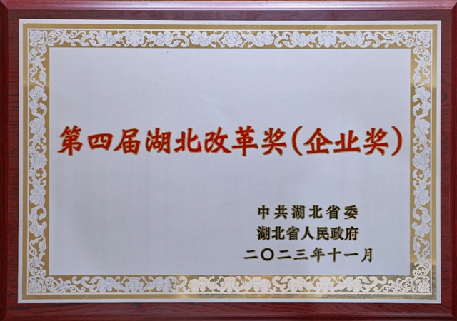 宜化集团获评第四届湖北改革奖（企业奖）