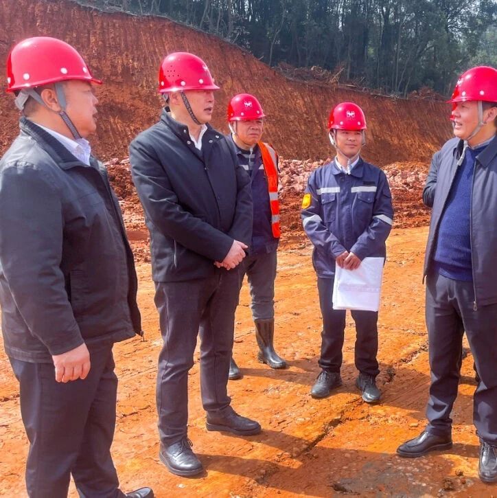 宜昌市国资委党委书记、主任黄智华一行到楚星公司搬迁升级改造项目现场调研