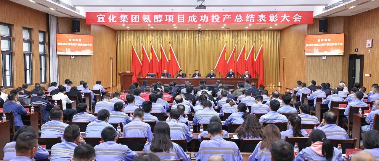 宜化集团召开氨醇项目成功投产总结表彰大会